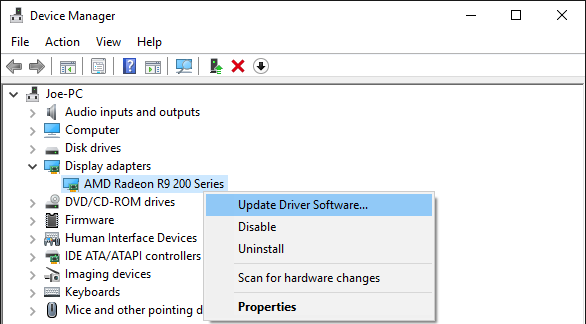 enhedshåndteringsopdateringssoftware