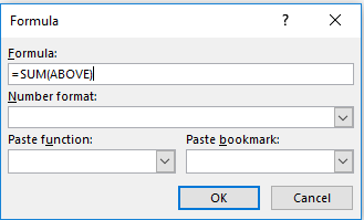 Sådan tilføjes rækker hurtigt i en tabel i Microsoft Word-ordformel ok