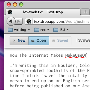 rediger dropbox-tekstfil