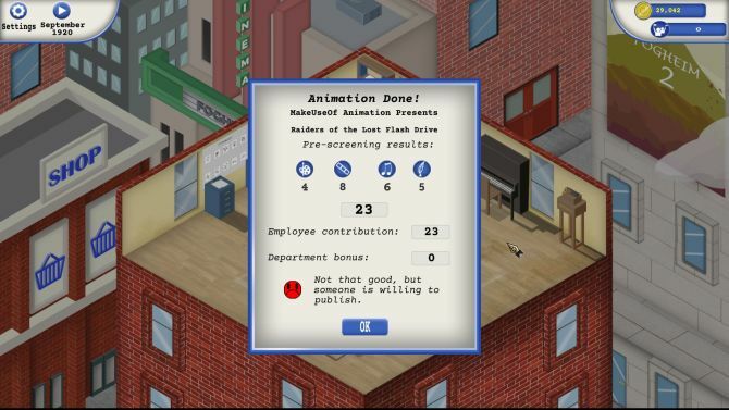 Top 10 gratis online tycoon-spil, du skal prøve Animation Studio Tycoon-filmanmeldelser