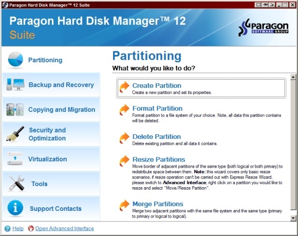 Paragon Hard Disk Manager 12 Suite: Komplet kontrol af dine harddiske [Giveaway] phdm1