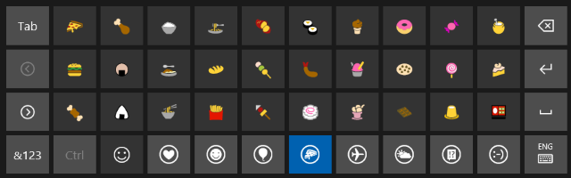 windows 10 emoji-tastatur