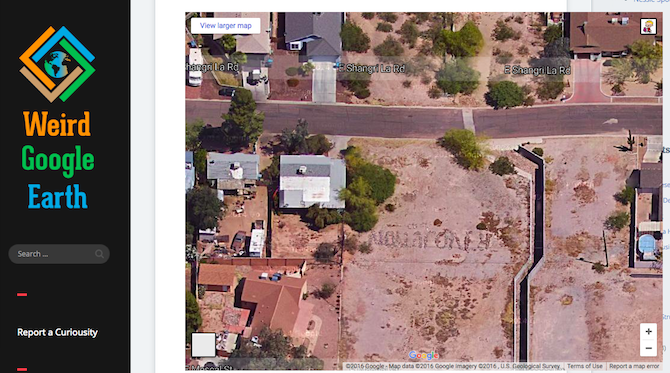 bedste google earth maps - underlige google earth