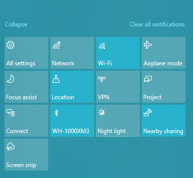 Windows 10 flytilstand