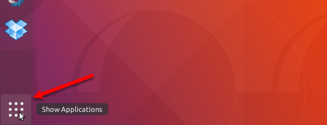 Vis applikationer i Ubuntu 17.10