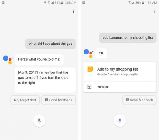 google assistent påmindelser indkøbsliste