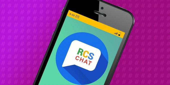 Illustration af Google Android RCS Messaging