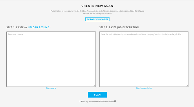 Jobscan Scan Genoptag gratis konto