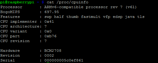 Oplev oplysninger om Raspberry Pis CPU