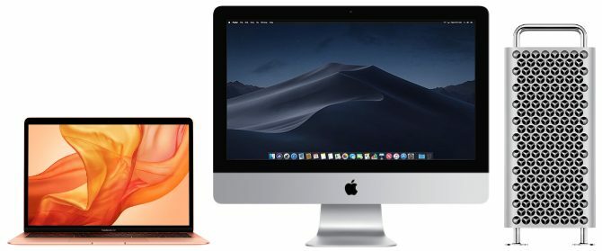 MacBook-, iMac- og Mac Pro-computere