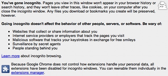 chrome browser-privatliv