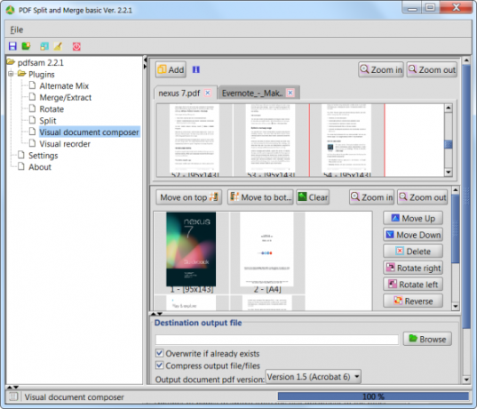 organiser pdf-sider