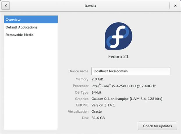 fedora21-versionen