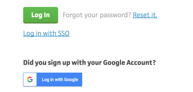 google med enkelt login