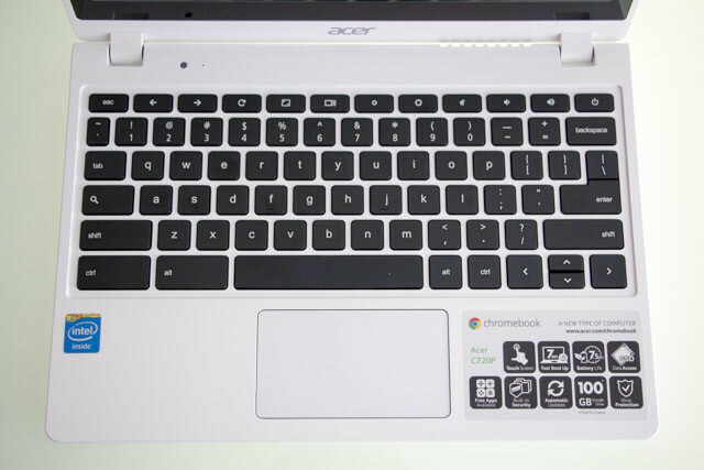 acer c720p - tastatur