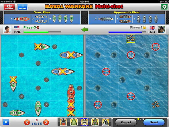 Naval Warfare Multi-Shot til iOS er slagskibe til den mobile generation nw ipad1