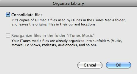 flyt itunes bibliotek til nyt drev