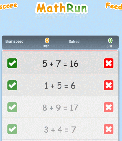 øvelsesprøve i matematik