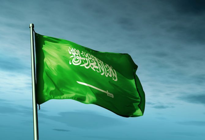 Din guide til det internationale web saudiarabisk flag 670x460