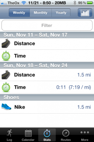 Runner's log gør det nemt at holde styr på dine løb [iOS, gratis i en begrænset periode] 2012 11 21 08