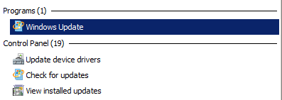 Windows 7-opdateringer mislykkes