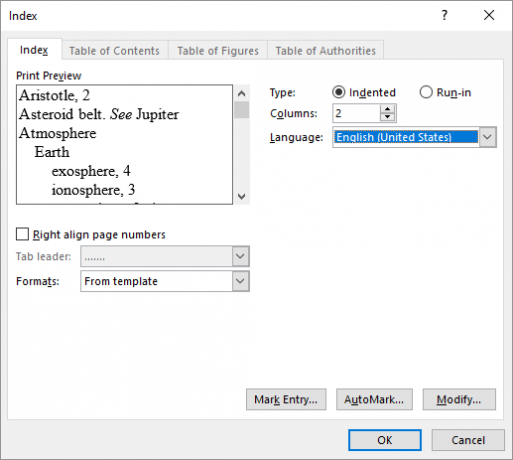 Sådan opretter du professionelle rapporter og dokumenter i Microsoft Word Format-indeks