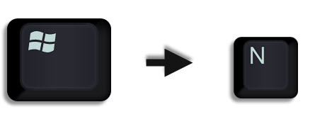 Microsoft OneNote - Genvejstast