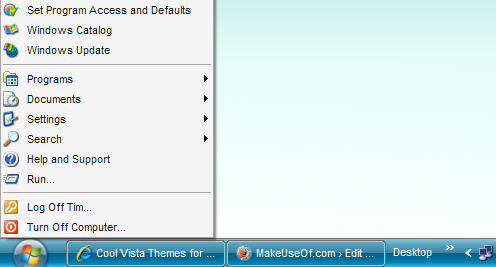 Vista Live Pack Classic Start-menu