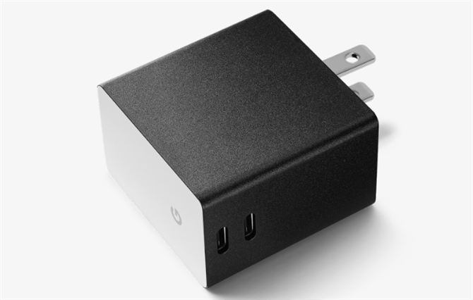 Google Dual Port USB-C oplader