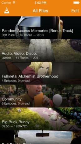 VLC-afspiller til iOS