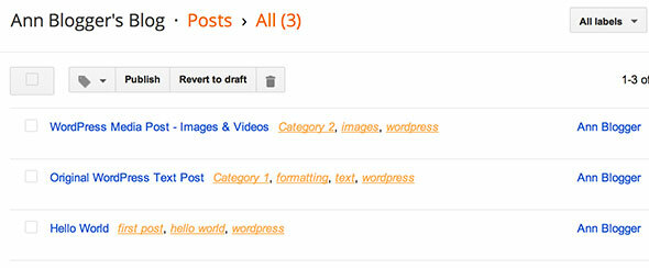 skifter wordpress til blogger