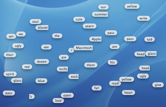 software til magnetisk poesi