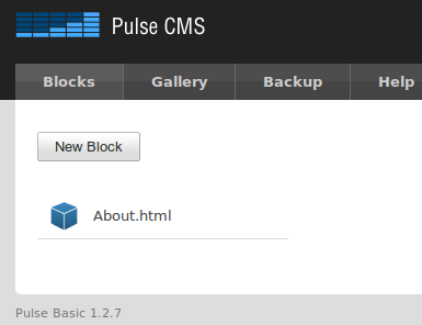 Sådan får du funktionen af ​​et CMS på ethvert gammelt websted pulsecms defaultbox