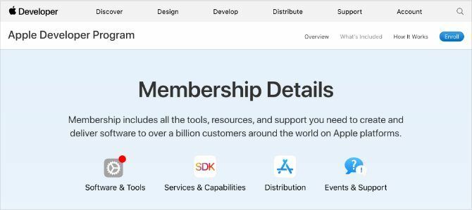 Oplysninger om Apple Developer Program-medlemskab