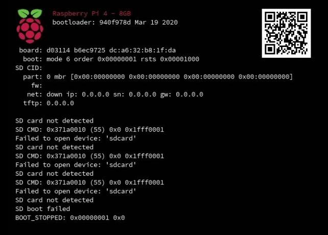 Raspberry Pi 4 8GB Lakka-fejl