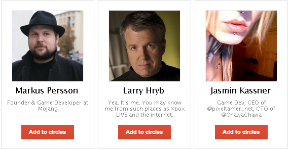 folk at følge på google plus
