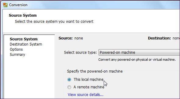 VMware-vCenter-converter-konvertering
