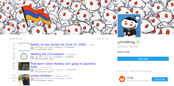 Reddit tilføjer profilsider for at være mere som Facebook-reddit-profilsiden