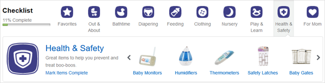 amazon baby checkliste