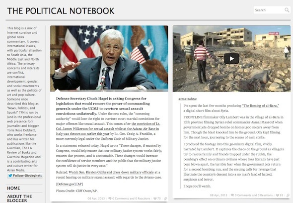 politiske blogs