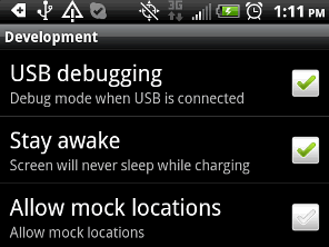 Android-skærmbilledeoptagelse