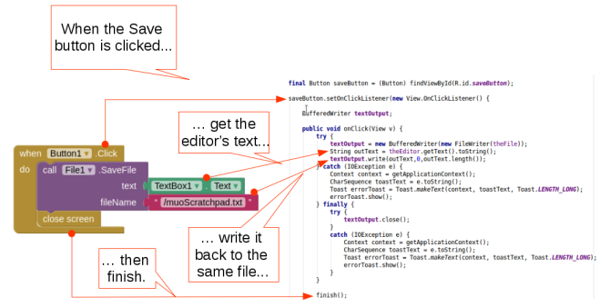 android oprette app androidstudio screen2 code2