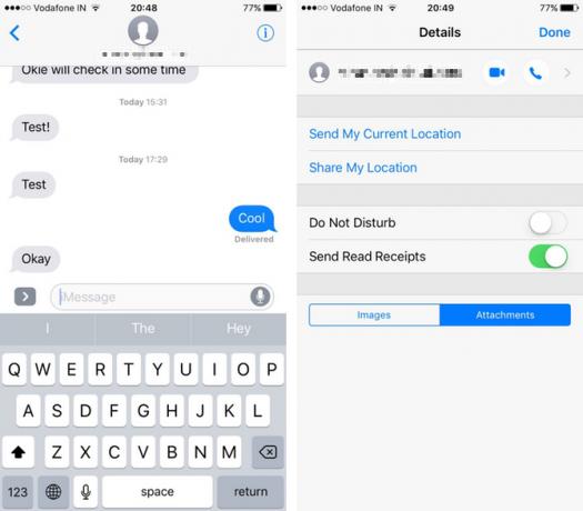 imessage læsekvitteringer