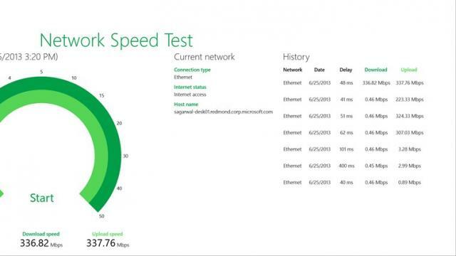 netværk hastighedstest windows 10 app