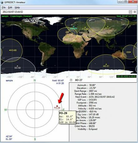 forudsige satellitsoftware