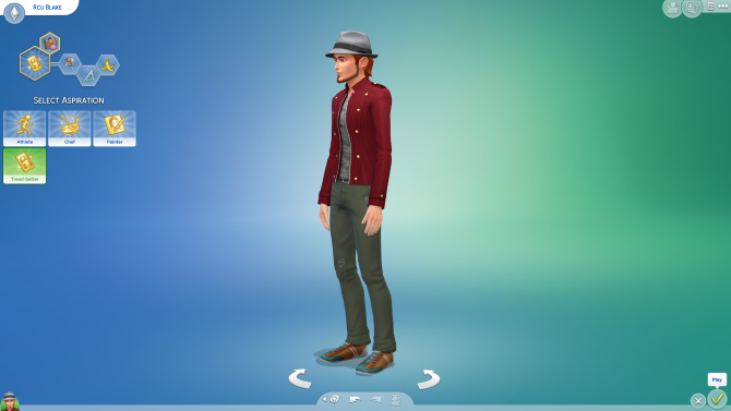 Værktøjet Create-a-Sim i The Sims 4