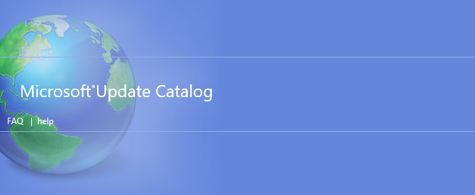 Microsoft Update katalog