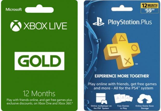 xbox live guld playstation plus