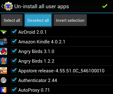 batch afinstallation android