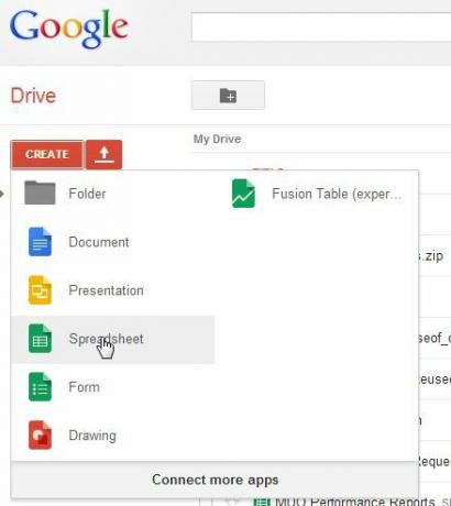 importer data til Google Docs